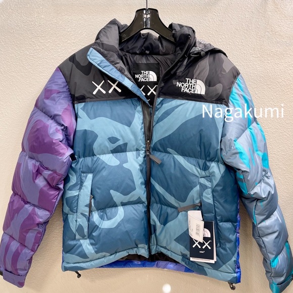 ππ NWT The North Face x Kaws retro nuptse shell puffer jacket - Picture 2 of 6